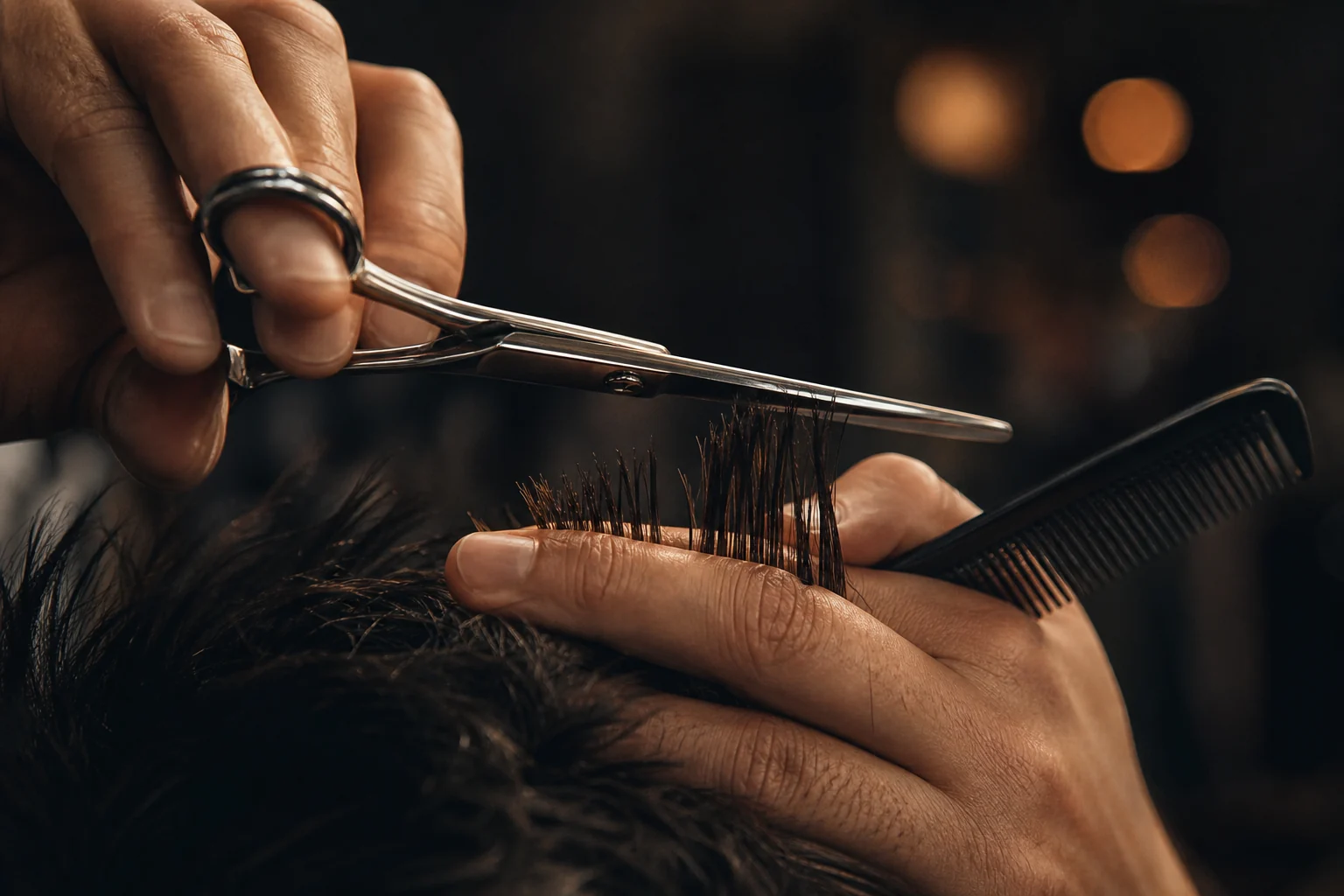 Corte de precisión con tijera